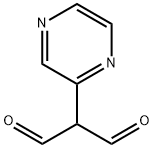 2-(2-吡嗪)马来二缩醛 结构式