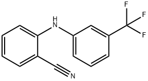 2-(3-三氟甲基苯基氨基)-苯甲腈 结构式