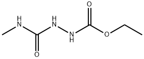 ETHYL2-[(METHYLAMINO)CARBONYL]HYDRAZINECARBOXYLATE 结构式