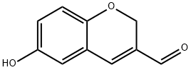 6-羟基苯并吡喃-3-甲醛 结构式