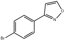 3-(4-溴苯基)异噁唑 结构式