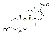 5alpha,6alpha-epoxy-3beta-hydroxypregn-16-en-20-one 结构式