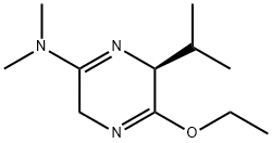 Pyrazinamine, 5-ethoxy-3,6-dihydro-N,N-dimethyl-6-(1-methylethyl)-, (S)- (9CI) 结构式
