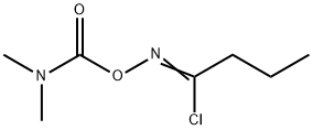 (1-chlorobutylideneamino) N,N-dimethylcarbamate 结构式