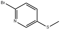 2-溴-5-(硫代甲基)吡啶 结构式