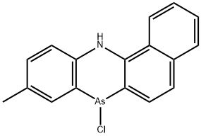 7-Chloro-7,12-dihydro-9-methylbenzo[c]phenarsazine 结构式