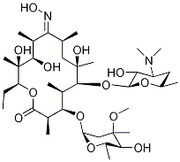 (9Z)-红霉素A肟 结构式