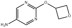 2-(氧杂环丁烷-3-基氧)嘧啶-5-基胺 结构式