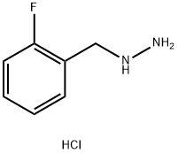 2-氟苄基肼盐酸盐 结构式