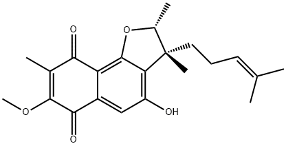 呋醌菌素 C 结构式