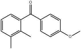 2,3-DIMETHYL-4'-METHOXYBENZOPHENONE 结构式