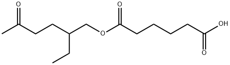 MONO-(2-ETHYL-5-OXOHEXYL)-ADIPATE 结构式