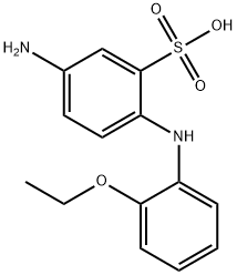 Benzenesulfonic acid, 5-amino-2-[ (2-ethoxyphenyl)amino]- 结构式