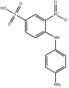 4-氨基-2'-硝基二苯胺-4'-磺酸 结构式