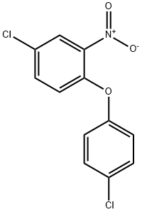 4,4'-二氯-2-硝基二苯醚 结构式