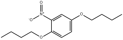 2,5-二-正-丁氧基硝基苯 结构式
