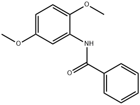 N-(2,5-二甲氧基苯基) 苯甲酰胺 结构式