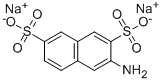 2-萘胺-3,6-二磺酸钠盐 结构式