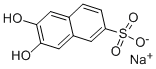 2,3-二羟基萘-6-磺酸钠 结构式