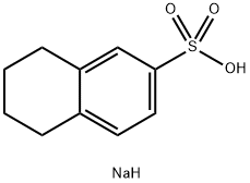 5,6,7,8-四氢萘-2-磺酸钠 结构式