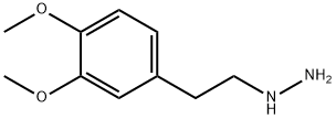 1-[2-(3,4-二甲氧基苯基)乙基]肼 结构式
