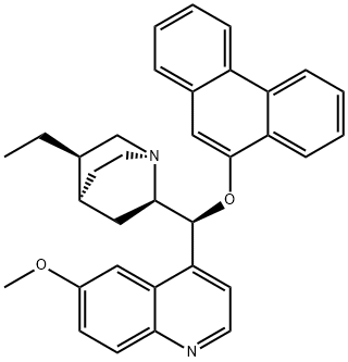 氢喹啉9-菲基醚 结构式
