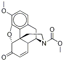 N-DescyclopropylMethyl-N-Methoxycarbonyl-6,8-dehydro-3-O-Methyl Naltrexone 结构式