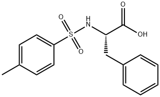 N-(对甲苯磺酰)-L-苯丙氨酸 结构式