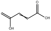 2,4-Pentadienoic acid, 4-hydroxy- (9CI) 结构式