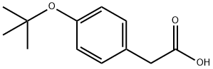 4-叔丁氧基苯乙酸 结构式