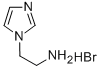 1H-IMIDAZOLE-1-ETHANAMINE, HYDROBROMIDE 结构式