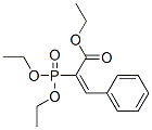 α-(Diethoxyphosphinyl)benzeneacrylic acid ethyl ester 结构式