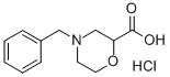 4-Benzyl-2-morpholinecarboxylic acid, HCl