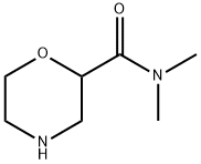 N,N-二甲基-2-吗啉羧胺 结构式