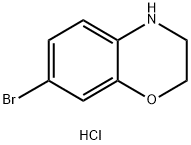 7-溴二氢苯并恶啉盐酸盐 结构式
