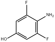 4-氨基-3,5-二氟苯酚 结构式