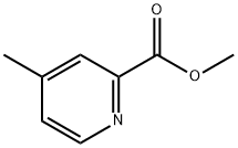 4-甲基-2-吡啶羧酸甲酯 结构式