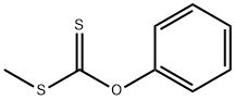 Dithiocarbonic acid O-phenyl S-methyl ester 结构式