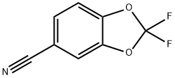 5-氰基-2,2-二氟-1,3-苯并二恶茂 结构式