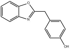 4-BENZOOXAZOL-2-YLMETHYL-PHENOL 结构式