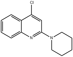 4-氯-2-(哌啶-1-基)喹啉 结构式