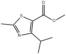 4-异丙基-2-甲基-1,3-噻唑-5-甲酸甲酯 结构式