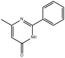 6-甲基-2-苯基嘧啶-4-酮 结构式