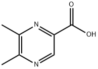 5,6-二甲基吡嗪-2-羧酸 结构式