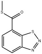 S-甲基苯并[1,2,3]噻二唑-7-硫代羧酸酯 结构式
