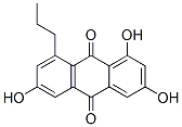 1,3,6-trihydroxy-8-n-propylanthraquinone 结构式