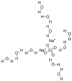 铬酸二钠盐十水合物 结构式