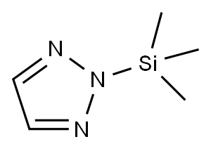 2-(三甲基硅基)-1,2,3-三氮唑 结构式
