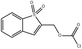 1,1-二杂苯[B]硫代苯甲基氯草酸酯 结构式
