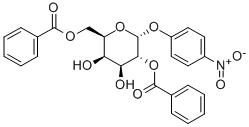 4-硝基苯基 ALPHA-D-吡喃半乳糖苷 2,6-二苯甲酸酯 结构式